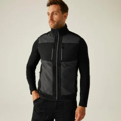 Regatta E-Volve Homme Gilet softshell à capuche 2 épaisseurs |<Homme Vestes Sans Manches|Vestes Sans Manches