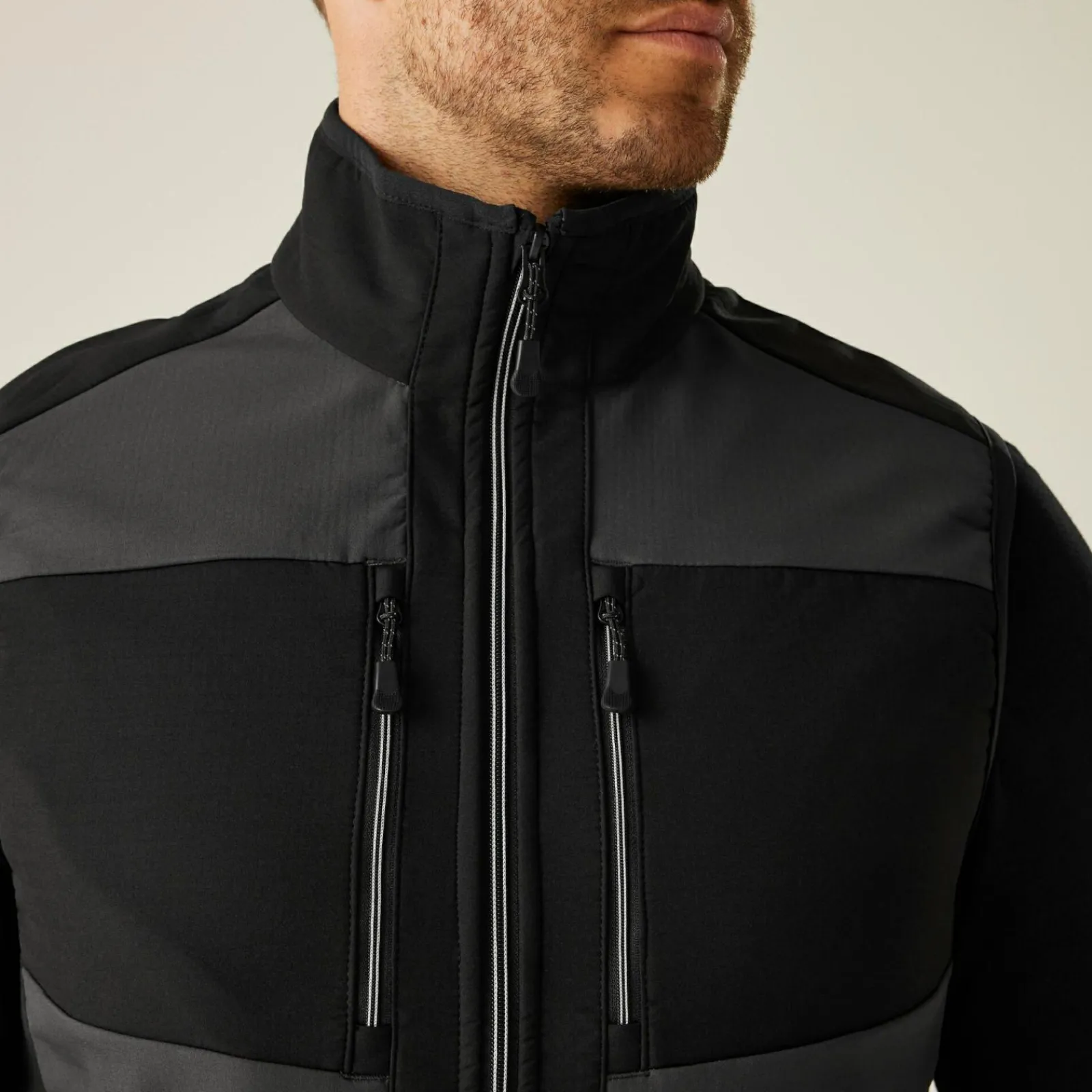 Regatta E-Volve Homme Gilet softshell à capuche 2 épaisseurs |<Homme Vestes Sans Manches|Vestes Sans Manches