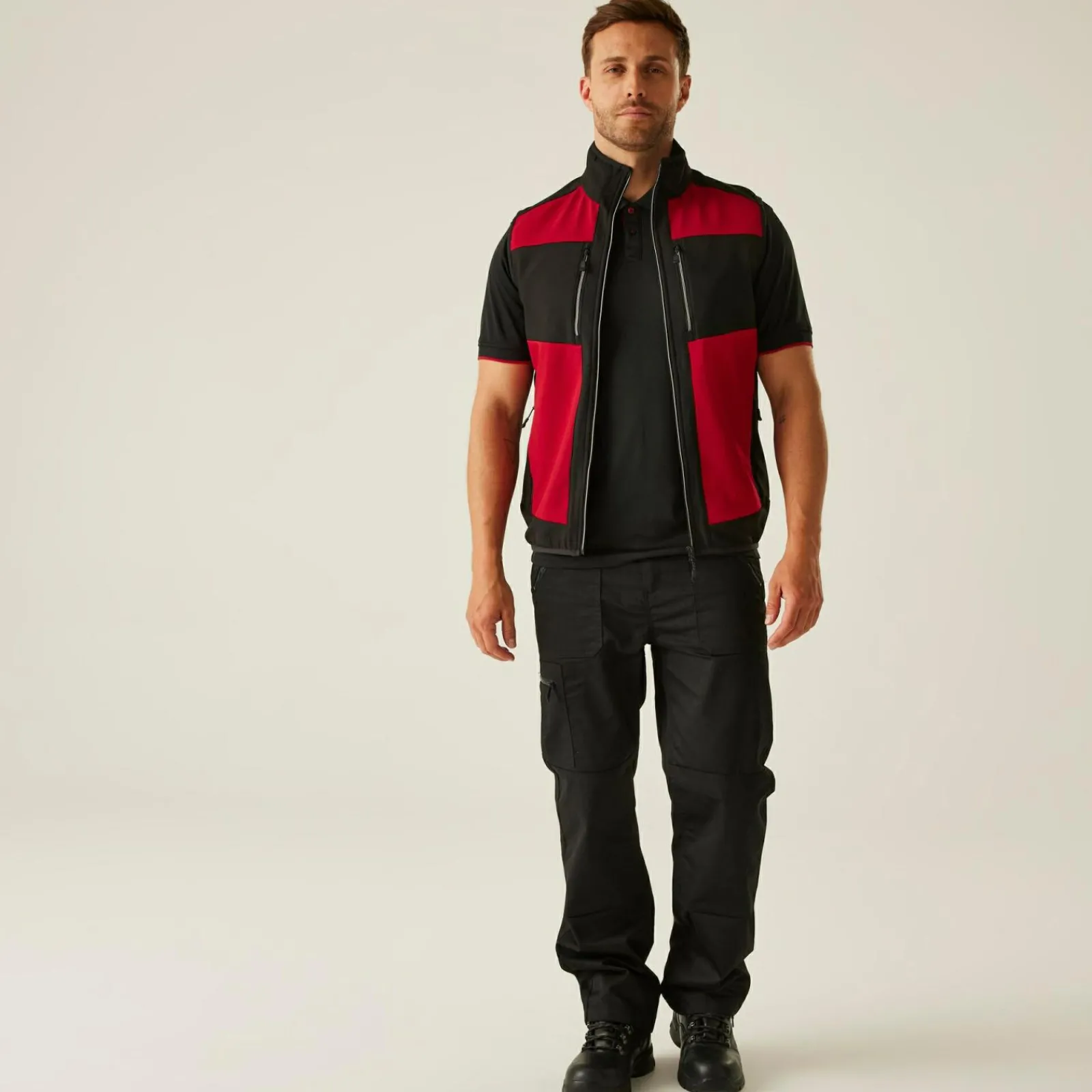 Regatta E-Volve Homme Gilet softshell à capuche 2 épaisseurs |<Homme Vestes Sans Manches|Vestes Sans Manches