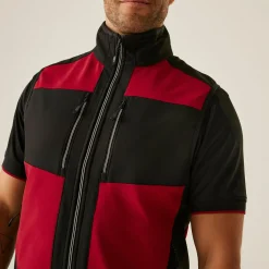 Regatta E-Volve Homme Gilet softshell à capuche 2 épaisseurs |<Homme Vestes Sans Manches|Vestes Sans Manches