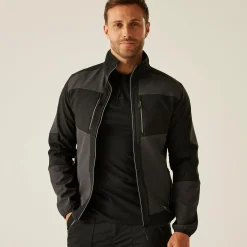 Regatta E-Volve Homme Veste softshell à capuche 2 épaisseurs |<Homme Vestes & Manteaux|Vestes
