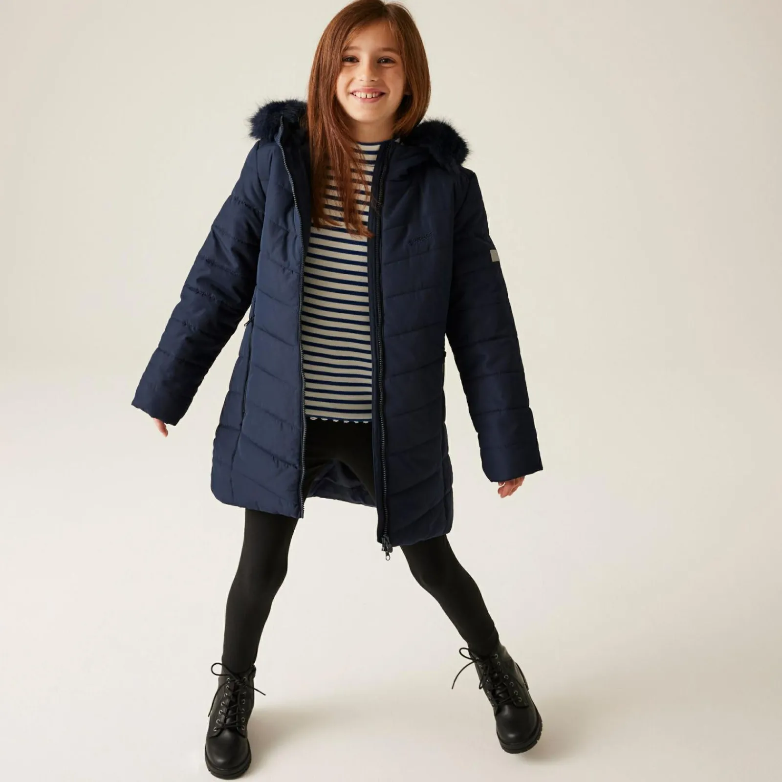 Regatta Fabrizia Enfant Veste chaude matelassée à capuche |<Enfant Vêtements De Fille|Doudoune