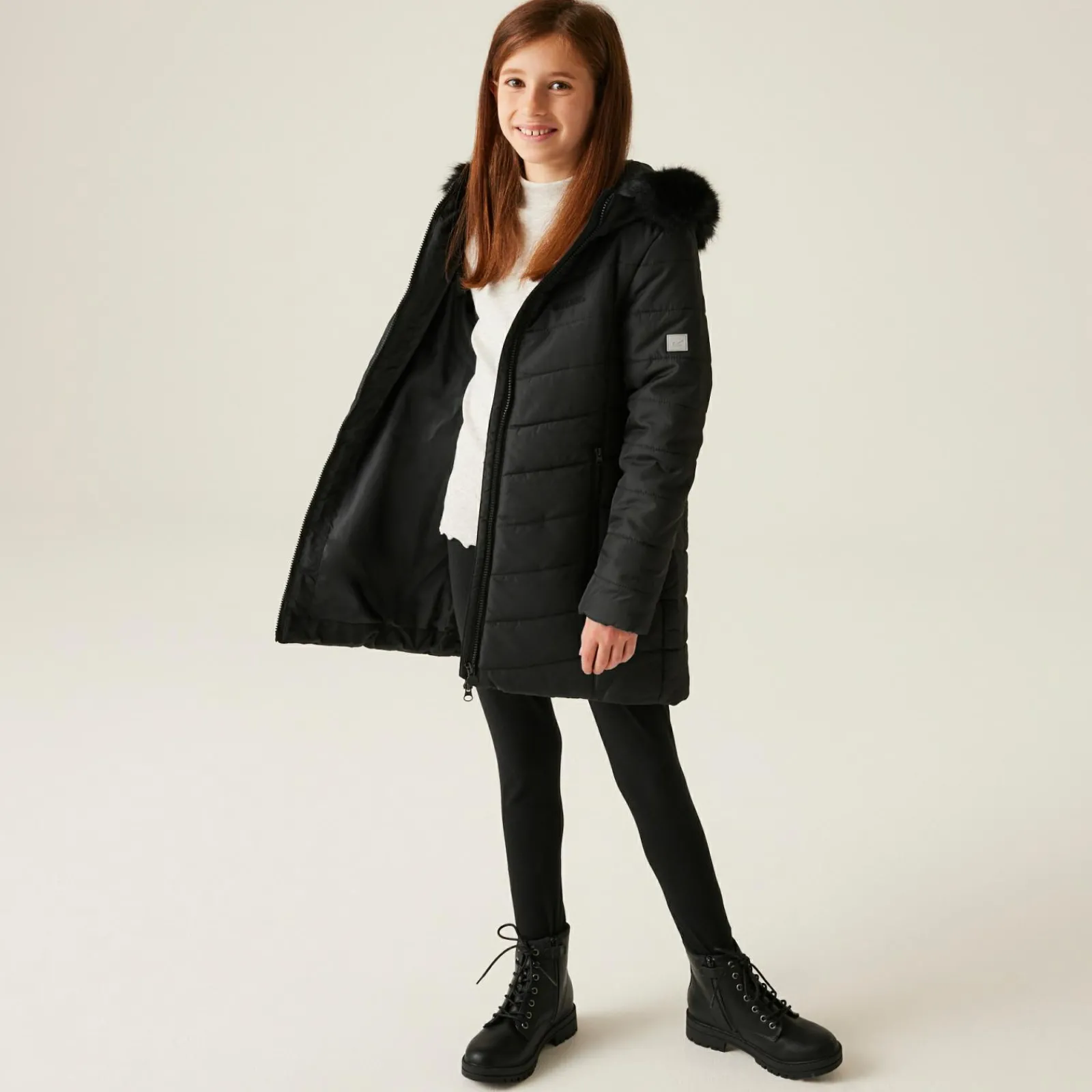 Regatta Fabrizia Enfant Veste chaude matelassée à capuche |<Enfant Vêtements De Fille|Doudoune