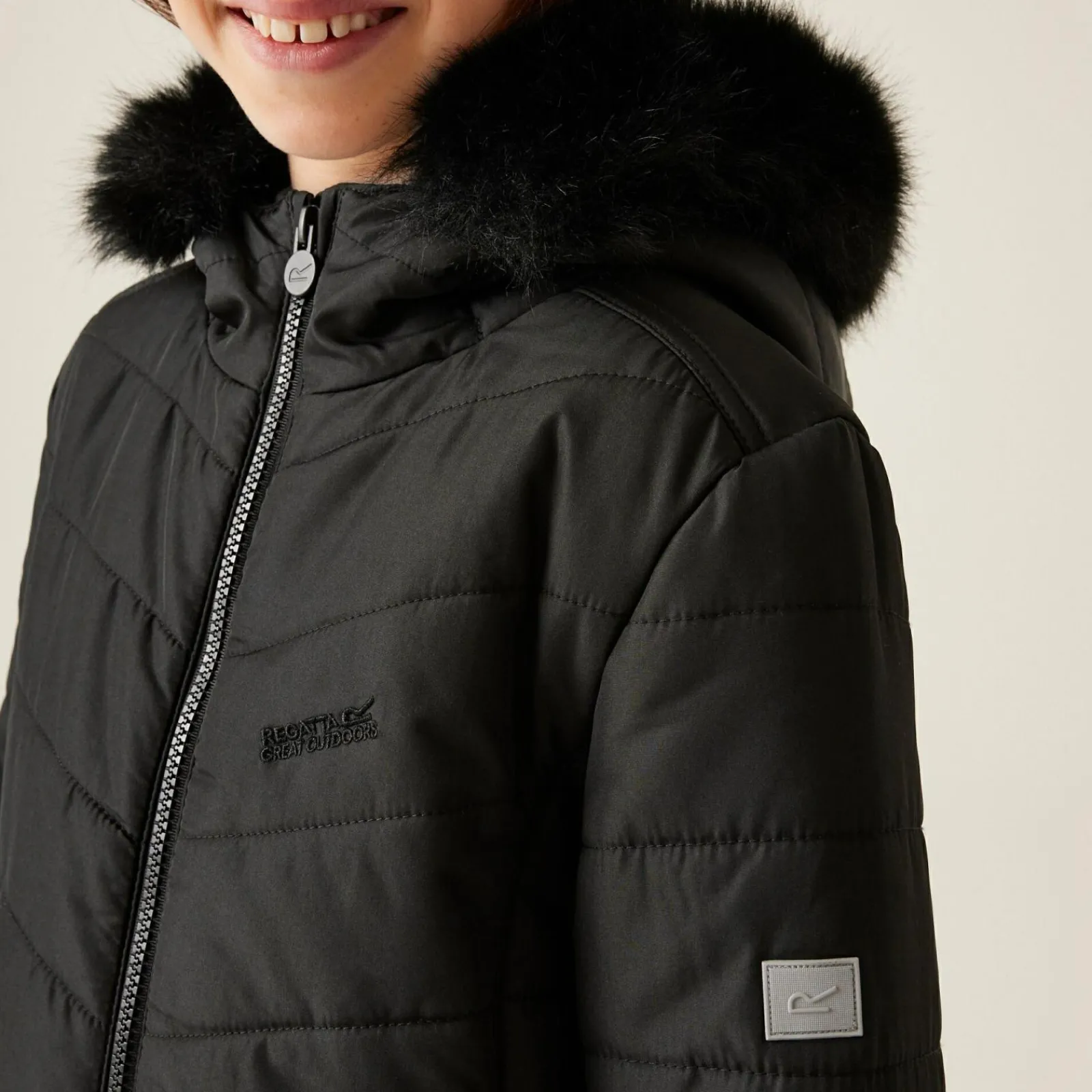 Regatta Fabrizia Enfant Veste chaude matelassée à capuche |<Enfant Vêtements De Fille|Doudoune