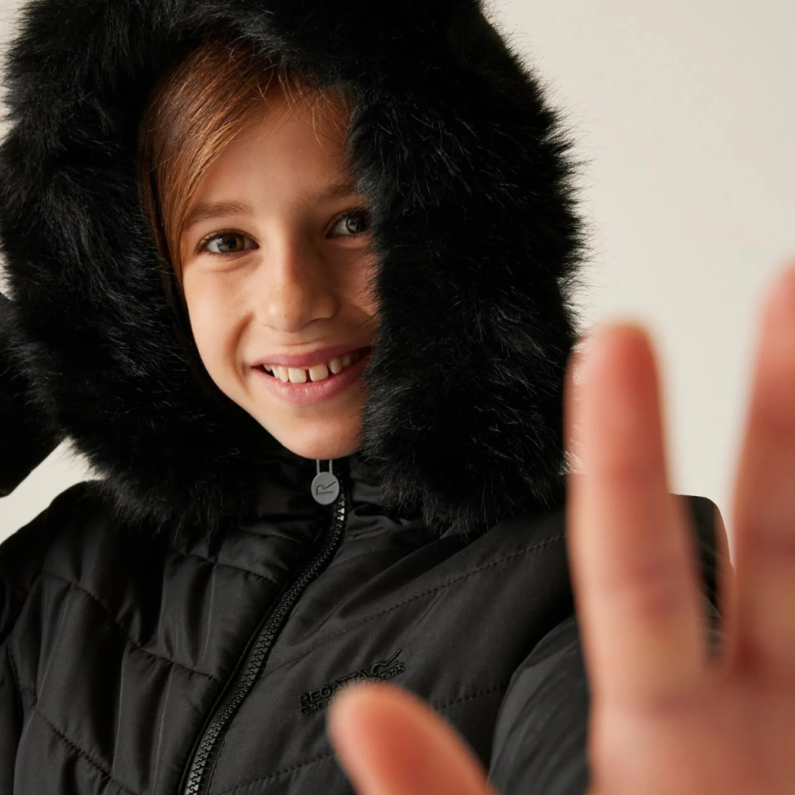 Regatta Fabrizia Enfant Veste chaude matelassée à capuche |<Enfant Vêtements De Fille|Doudoune