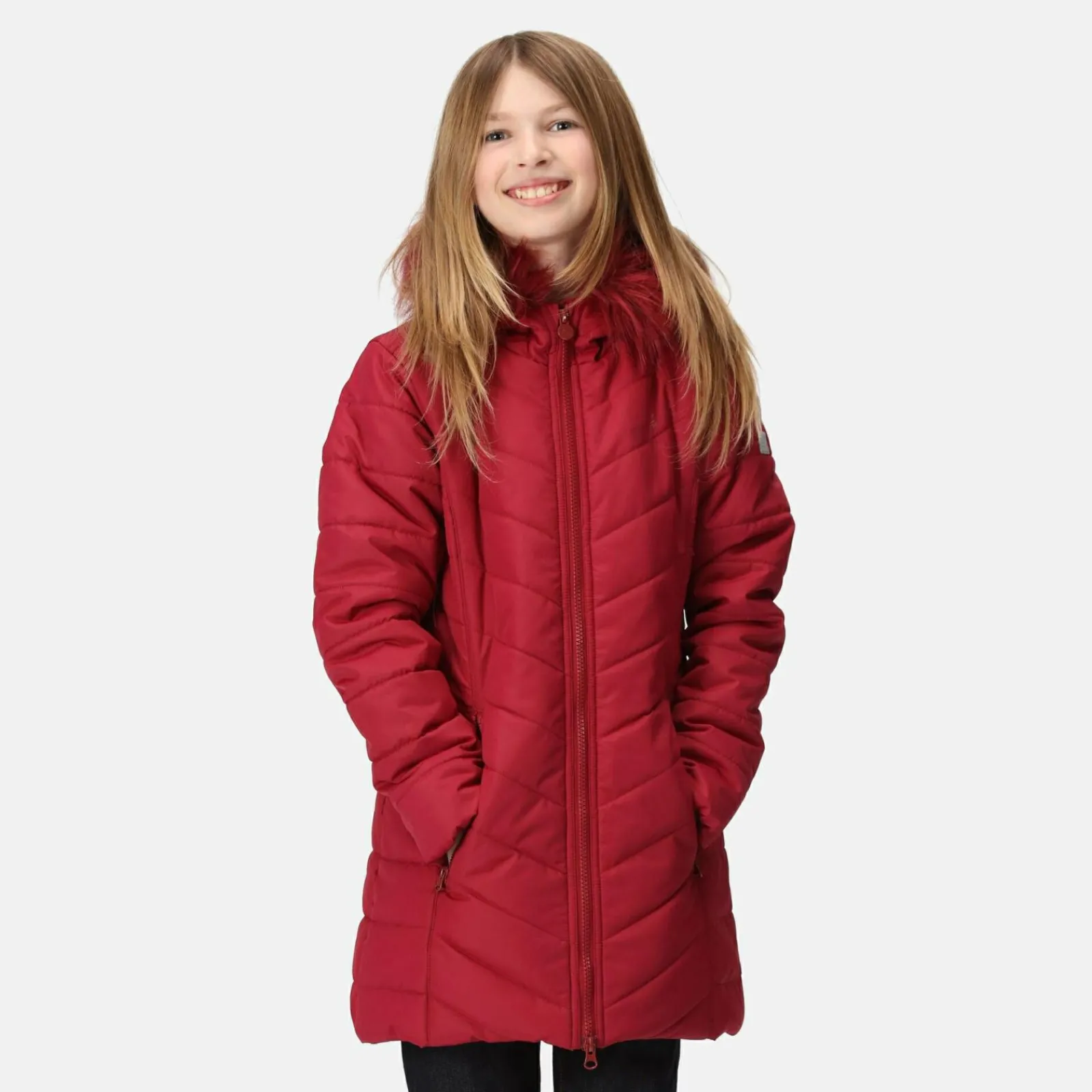 Regatta Fabrizia Enfant Veste chaude matelassée à capuche |<Enfant Vêtements De Fille|Doudoune
