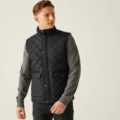 Regatta Gilet matelassé sans manches isolant avec quadrillage diamant Homme TYLER |< Vestes Sans Manches|Vestes Sans Manches