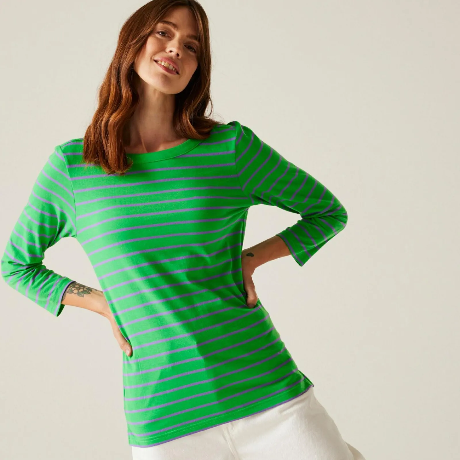 Regatta Haut à manches 3/4 Bayletta II pour femme |<Femme T-Shirts
