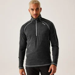 Regatta Hepley Homme Polaire léger zippé à moitié |<Homme Polaires Demi-Zip