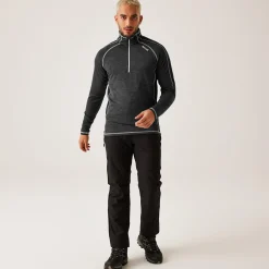 Regatta Hepley Homme Polaire léger zippé à moitié |<Homme Polaires Demi-Zip