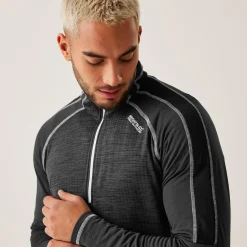 Regatta Hepley Homme Polaire léger zippé à moitié |<Homme Polaires Demi-Zip
