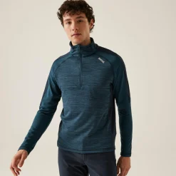 Regatta Hepley Homme Polaire léger zippé à moitié |<Homme Polaires Demi-Zip
