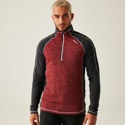 Regatta Hepley Homme Polaire léger zippé à moitié |<Homme Polaires Demi-Zip