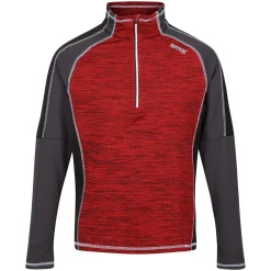 Regatta Hepley Homme Polaire léger zippé à moitié |<Homme Polaires Demi-Zip