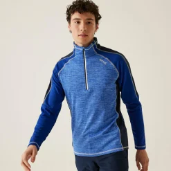 Regatta Hepley Homme Polaire léger zippé à moitié |<Homme Polaires Demi-Zip