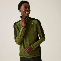 Regatta Hepley Homme Polaire léger zippé à moitié |<Homme Polaires Demi-Zip