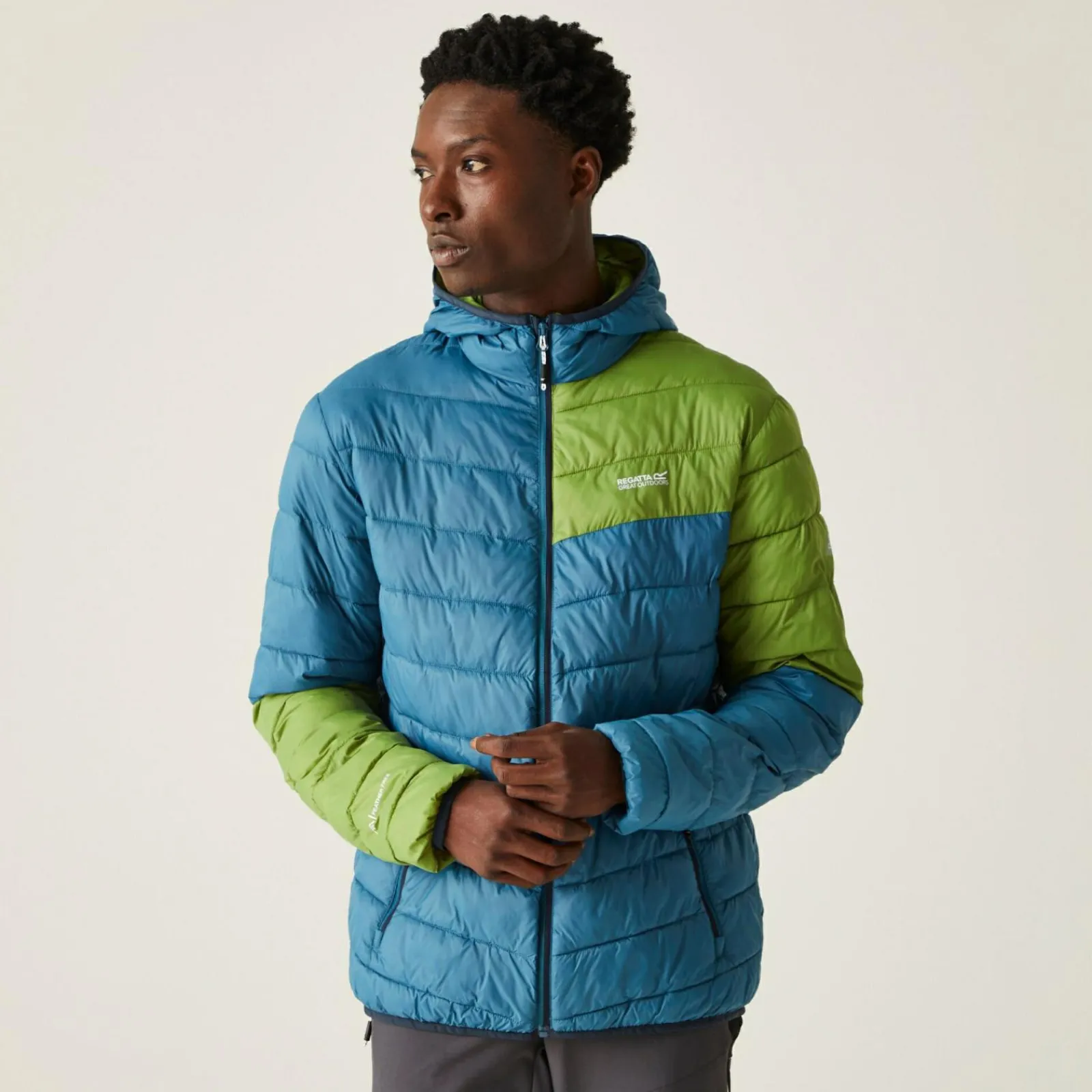 Regatta Hillpack II Homme Veste à capuche |<Homme Vestes Pliables|Vestes Isolantes