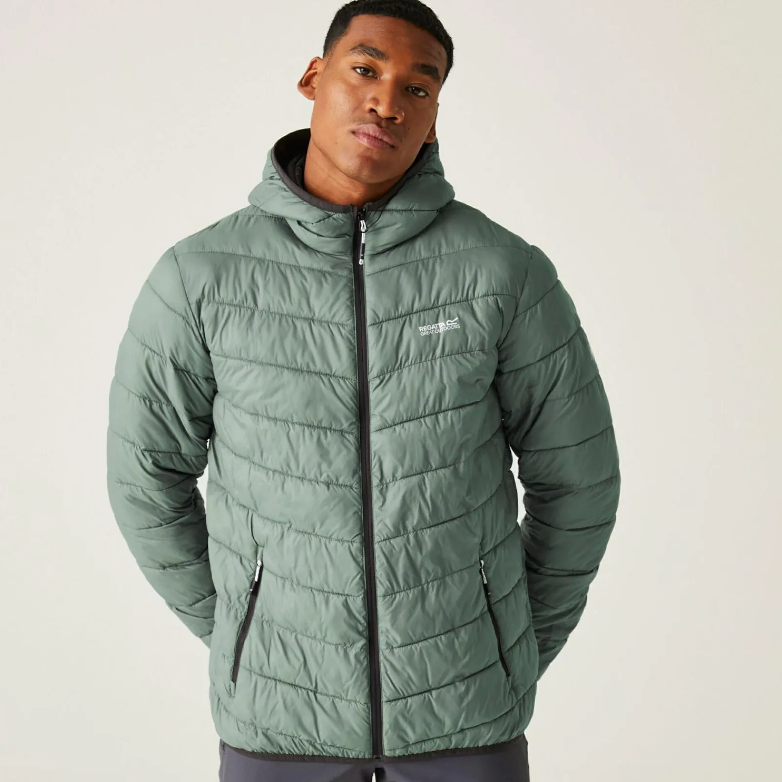 Regatta Hillpack II Homme Veste à capuche |<Homme Vestes Pliables|Vestes Isolantes