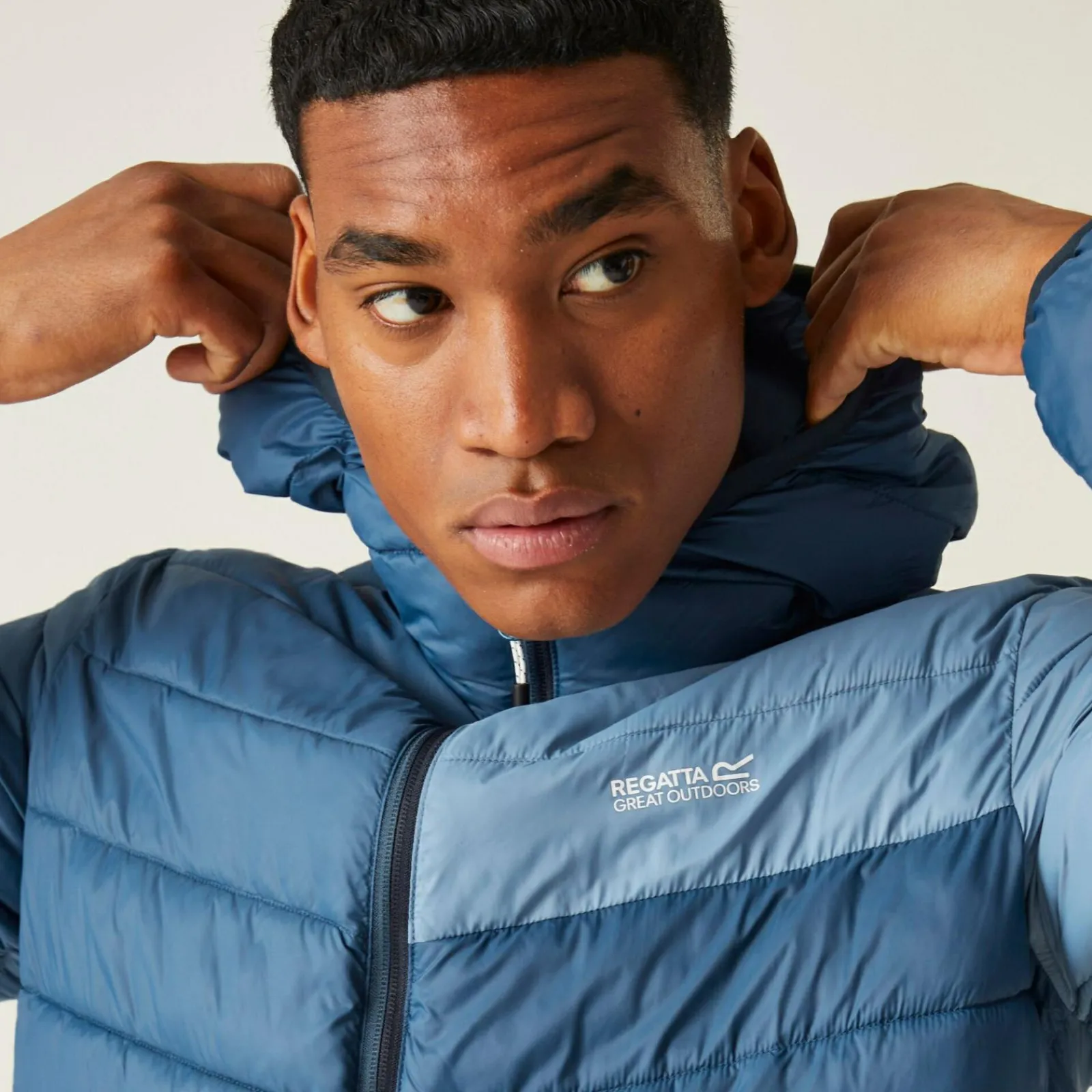 Regatta Hillpack II Homme Veste à capuche |<Homme Vestes Pliables|Vestes Isolantes