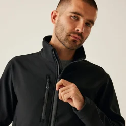 Regatta Honnêtehommet recyclé Softshell imprimable Veste homme |< Vestes|Vestes & Manteaux