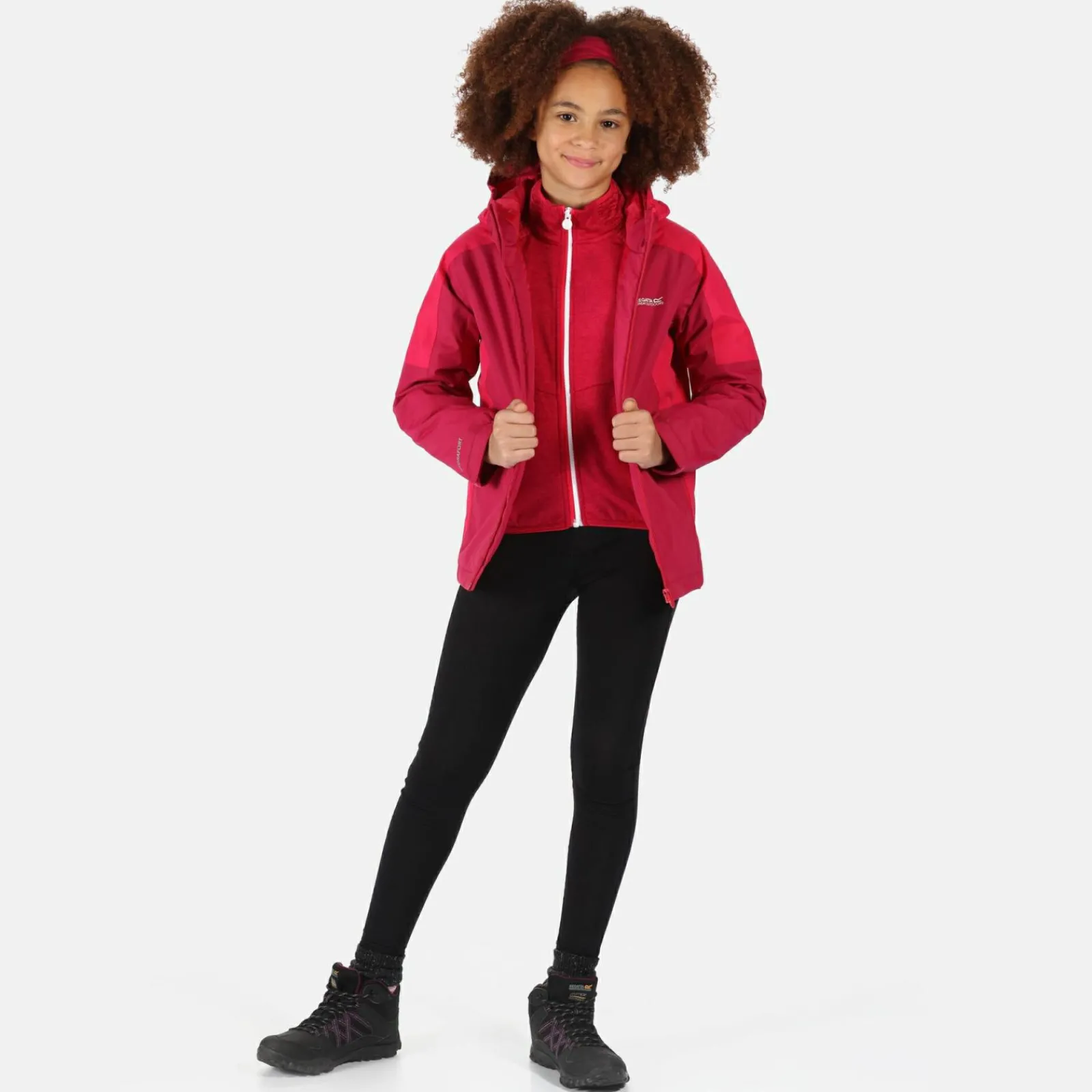 Regatta Hurdle IV Enfant Veste de marche chaude imperméable à capuche |<Enfant Vêtements De Fille|Vestes Imperméables
