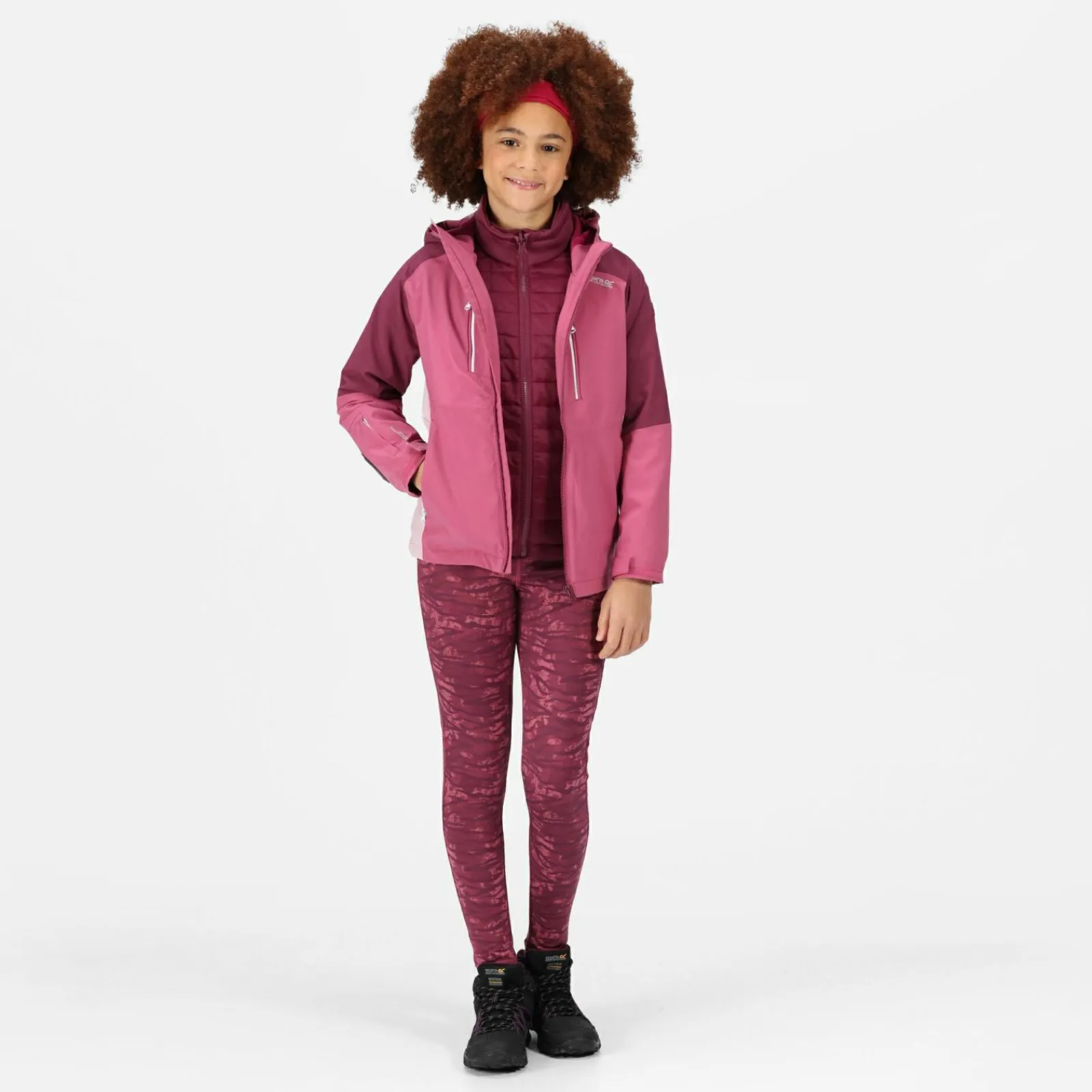 Regatta Hydrate VII Veste imperméable 3 en 1 pour enfant |<Enfant Vêtements De Fille
