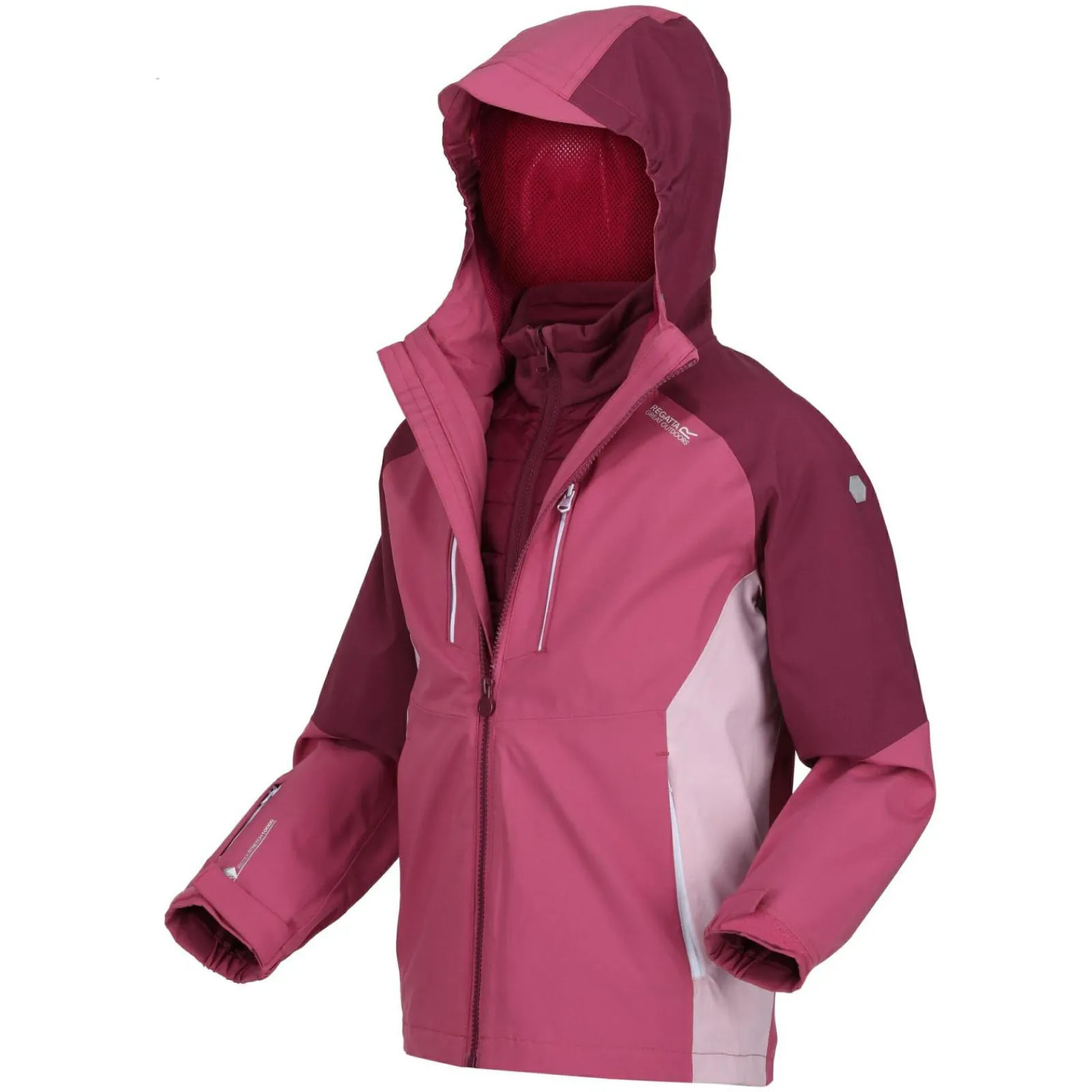 Regatta Hydrate VII Veste imperméable 3 en 1 pour enfant |<Enfant Vêtements De Fille