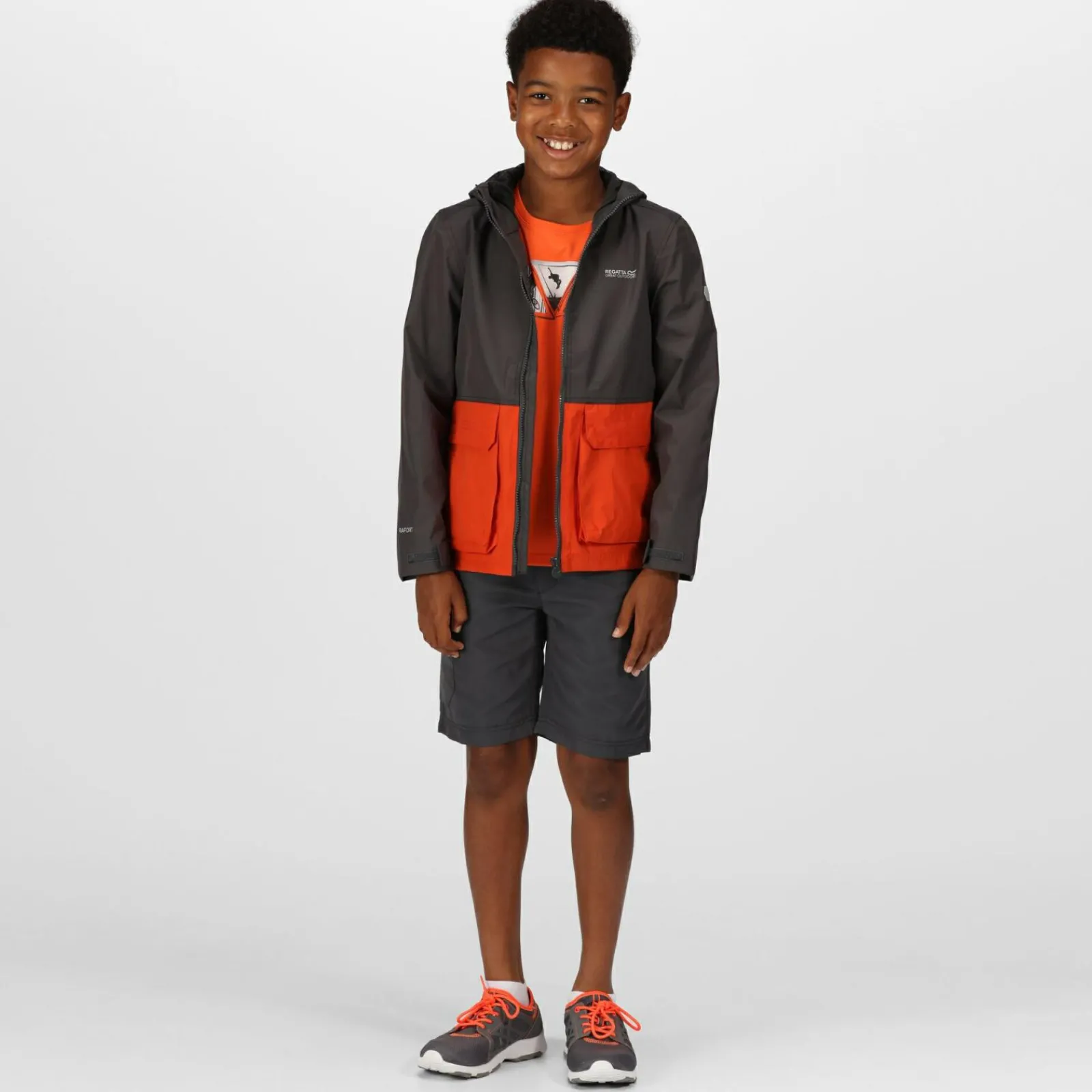 Regatta Hywell Enfant Veste imperméable |<Enfant Vêtements Garçon|Vestes Imperméables