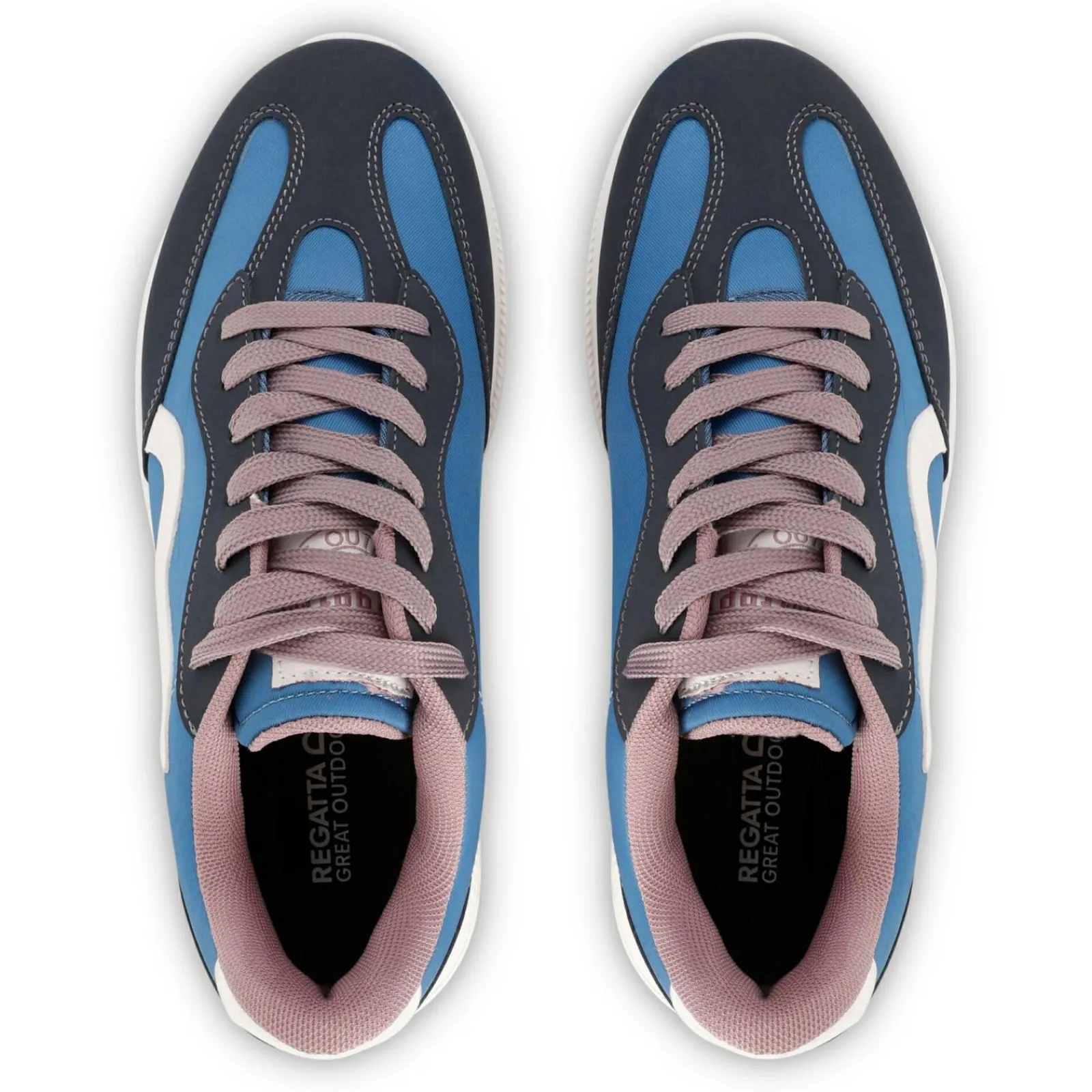 Regatta Marine Retro Femme Baskets |<Femme Chaussures Décontractées|Chaussures Décontractées