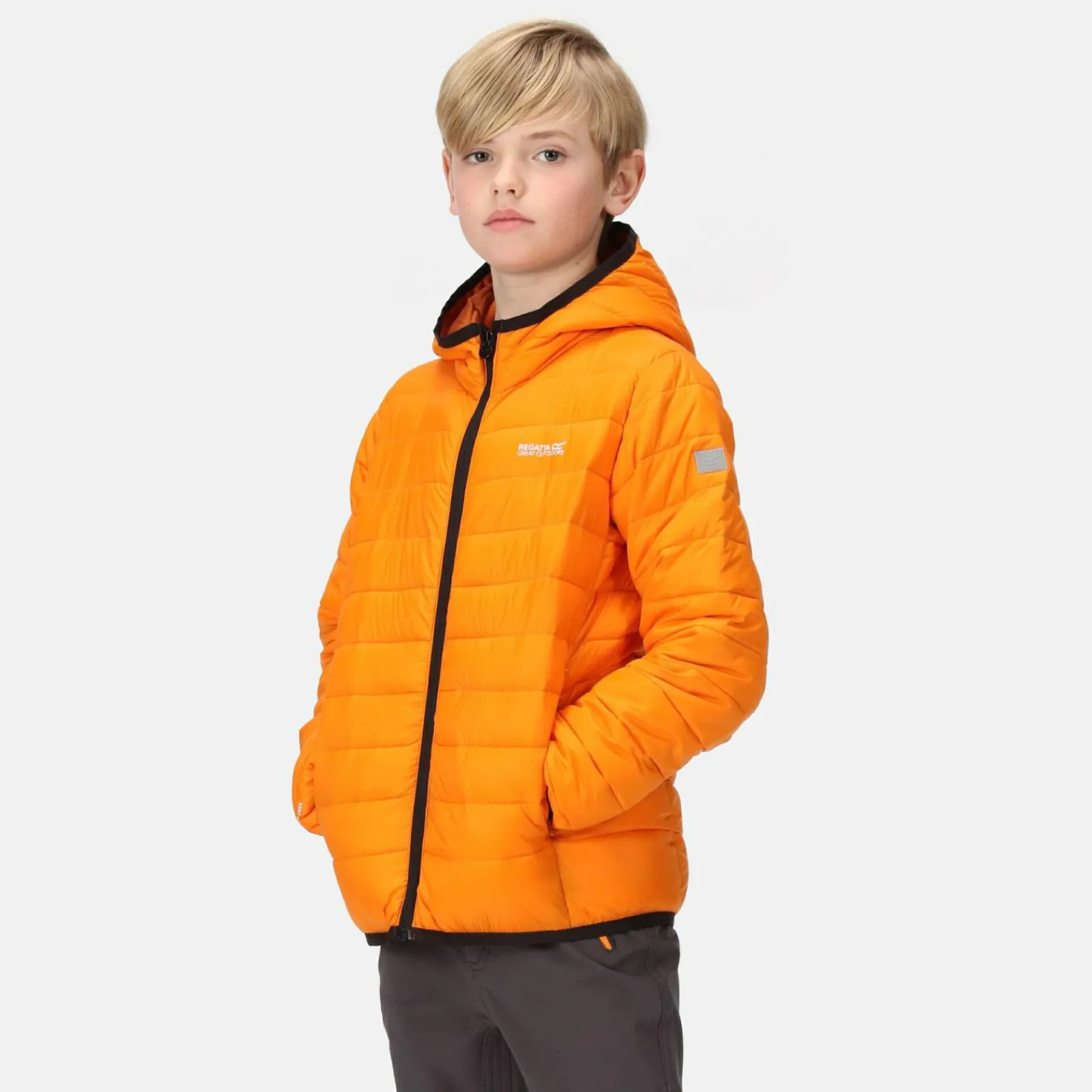 Regatta Marizion Enfant Veste à capuche baffled |<Enfant Vêtements Garçon|Doudoune