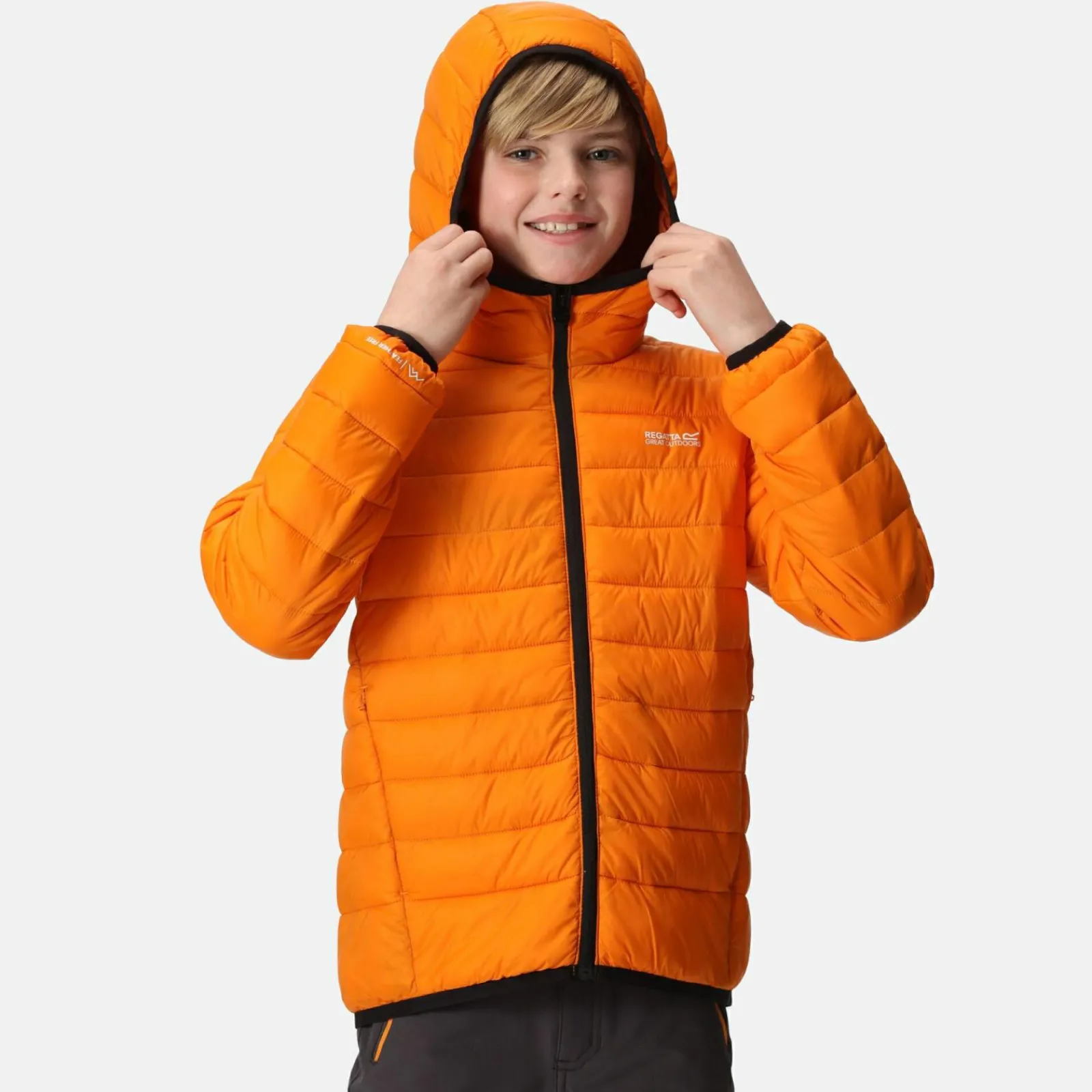 Regatta Marizion Enfant Veste à capuche baffled |<Enfant Vêtements Garçon|Doudoune