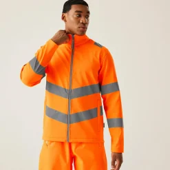Regatta Men's Hi-Vis Pro Contract Ablaze 2 Layer Softshell Jacket |< Vêtements Haute Visibilité
