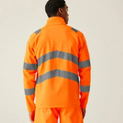 Regatta Men's Hi-Vis Pro Contract Ablaze 2 Layer Softshell Jacket |< Vêtements Haute Visibilité