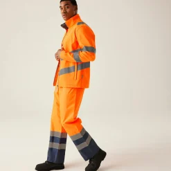 Regatta Men's Hi-Vis Pro Contract Ablaze 2 Layer Softshell Jacket |< Vêtements Haute Visibilité