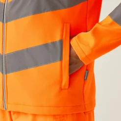 Regatta Men's Hi-Vis Pro Contract Ablaze 2 Layer Softshell Jacket |< Vêtements Haute Visibilité