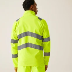 Regatta Men's Hi-Vis Pro Contract Ablaze 2 Layer Softshell Jacket |< Vêtements Haute Visibilité
