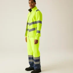 Regatta Men's Hi-Vis Pro Contract Ablaze 2 Layer Softshell Jacket |< Vêtements Haute Visibilité
