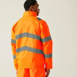 Regatta Men's Hi-Vis Pro Contract Dover Jacket |< Vêtements Haute Visibilité
