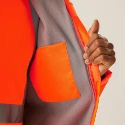 Regatta Men's Hi-Vis Pro Contract Dover Jacket |< Vêtements Haute Visibilité