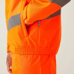 Regatta Men's Hi-Vis Pro Contract Dover Jacket |< Vêtements Haute Visibilité