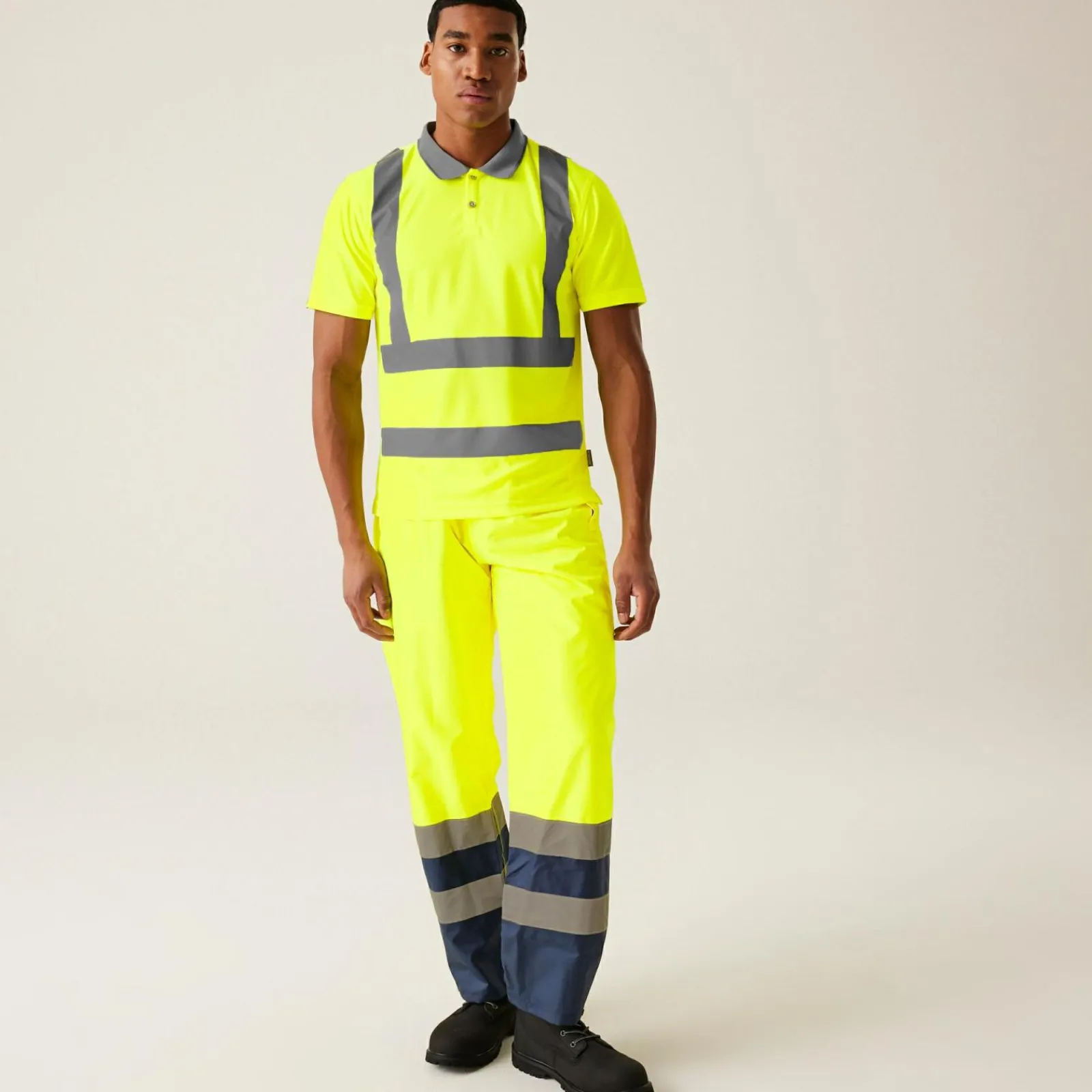 Regatta Men's Hi-Vis Pro Contract Polo |< Vêtements Haute Visibilité