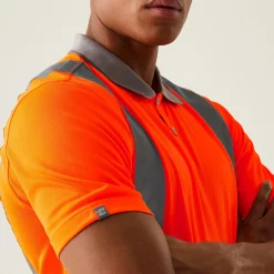 Regatta Men's Hi-Vis Pro Contract Polo |< Vêtements Haute Visibilité