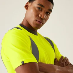 Regatta Men's Hi-Vis Pro Contract T-Shirt |< Vêtements Haute Visibilité