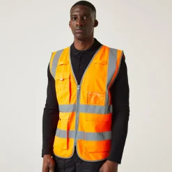 Regatta Men's Pro HI-VIS Executive Vest |< Vêtements Haute Visibilité