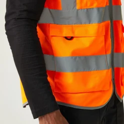 Regatta Men's Pro HI-VIS Executive Vest |< Vêtements Haute Visibilité