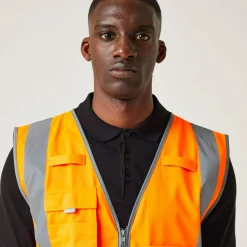 Regatta Men's Pro HI-VIS Executive Vest |< Vêtements Haute Visibilité