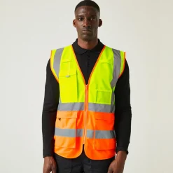 Regatta Men's Pro HI-VIS Executive Vest |< Vêtements Haute Visibilité