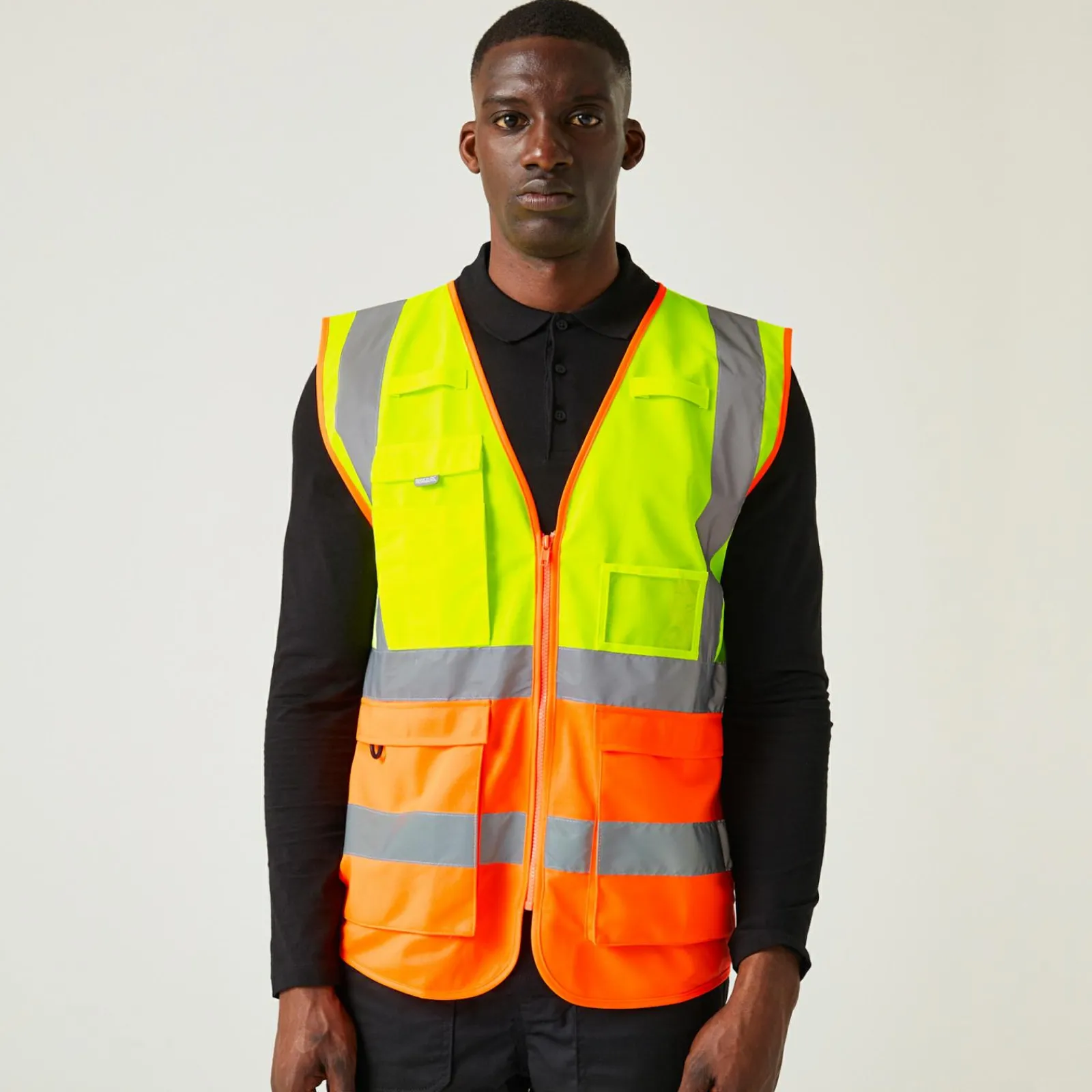 Regatta Men's Pro HI-VIS Executive Vest |< Vêtements Haute Visibilité