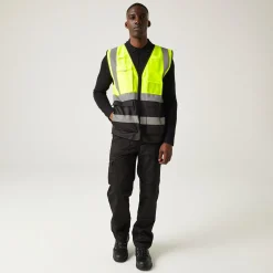 Regatta Men's Pro HI-VIS Executive Vest |< Vêtements Haute Visibilité