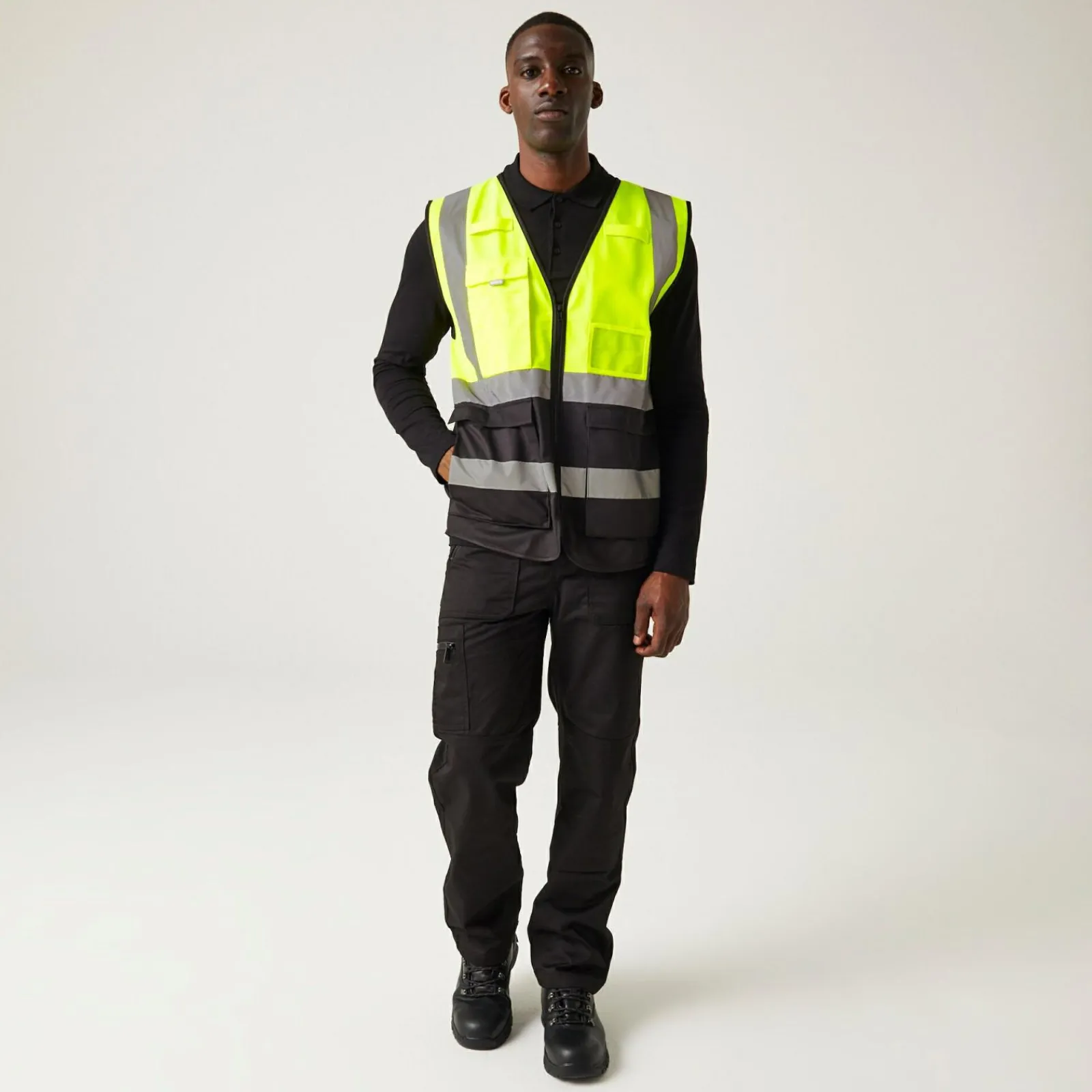 Regatta Men's Pro HI-VIS Executive Vest |< Vêtements Haute Visibilité